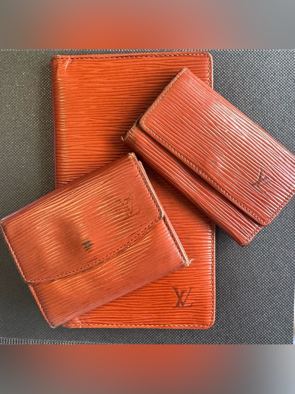 Louis Vuitton Epi Wallet & Key Holder